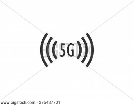 5g, Wireless Icon. Vector Illustration, Flat Design.