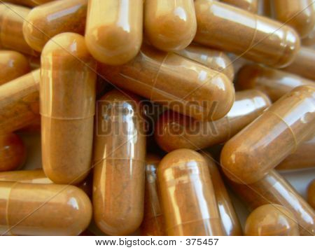 Des pilules bruns