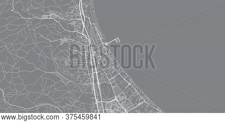 Urban Vector City Map Of Sopot, Poland