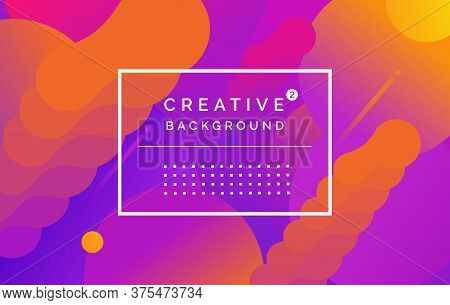 Violet-red Space Background With Active Elements For Design. Vector Illustration