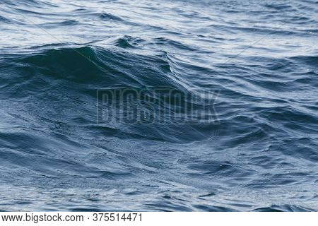 Wavelet On Atlantic Ocean In Brittany During Summer