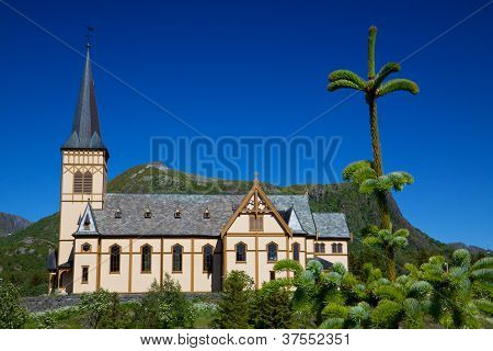 Picturesque Lofoten Cathedral