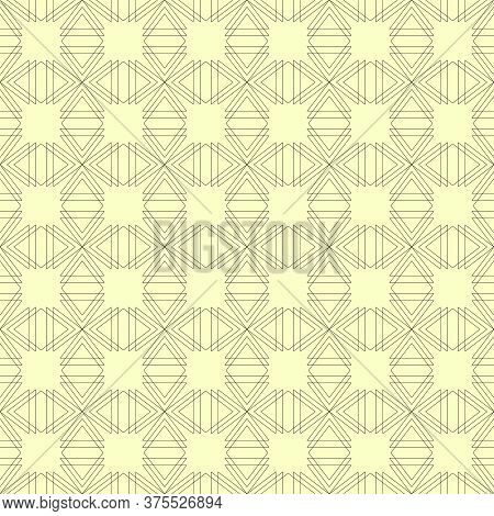 Seamless Vector Pattern. Modern Stylish Texture. Abstract Geometric Background. Monochrome Stylish T