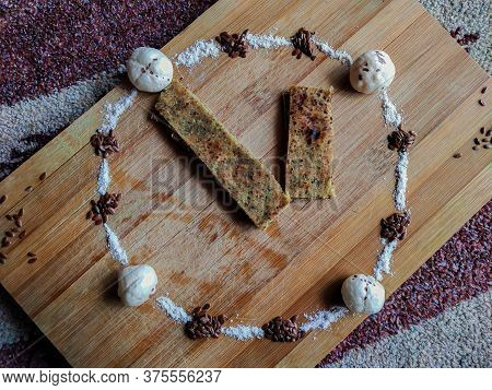 Delicious Paratha Stick In Format Of Analog Clock