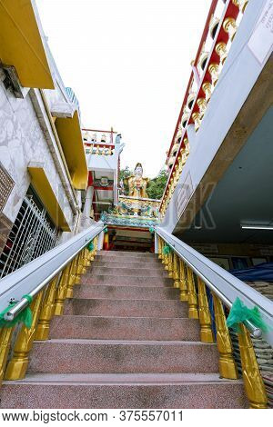 Sam Muk Shrine On Sam Muk Mountain In Chon Buri Province In Thailand