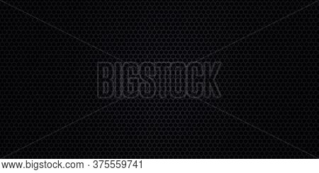 Black Background. Dark Carbon Fiber Texture. Black Metal Texture Steel Background. Web Design Templa