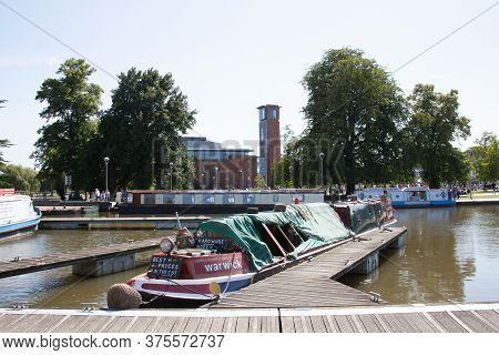 The River Avon In Stratford Upon Avon In Warwickshire In The Uk Taken 22nd June 2020