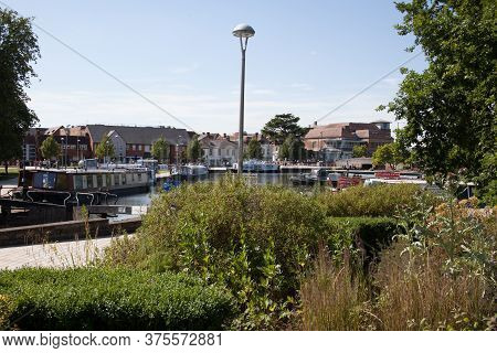 Views Of The River Avon In Stratford Upon Avon In Warwickshire In The Uk Taken 22nd June 2020
