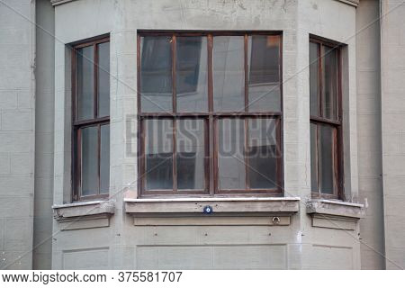 Window Of Old Built Historical Building Istanbul / Turkey
