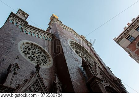 13 December 2019 Taksim / Turkey Sent Antuan Church And View