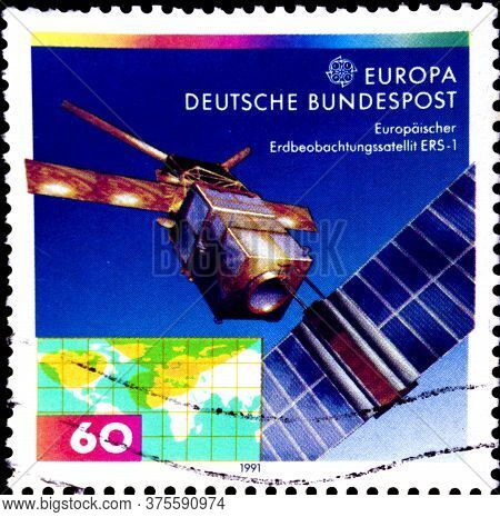 02 08 2020 Divnoe Stavropol Territory Russia The Germany Postage Stamp 1991 Europa Stamps - European