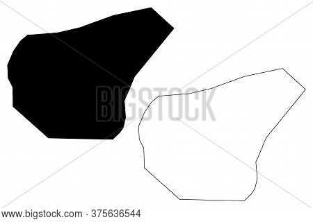 Camaguey City (republic Of Cuba) Map Vector Illustration, Scribble Sketch City Of Santa María Del Pu