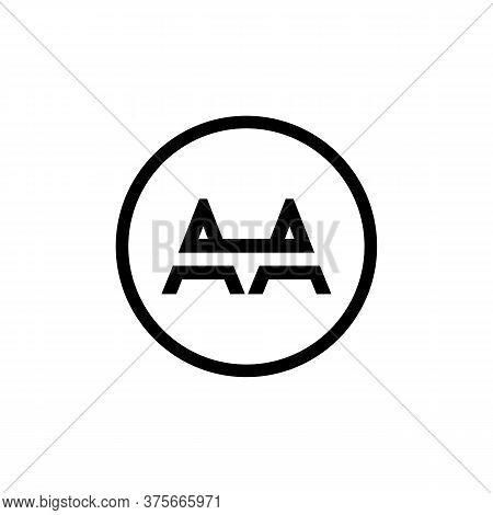 Aa Logo Design Business Typography Vector Template. Creative Linked Letter Aa Logo Template. Aa Font
