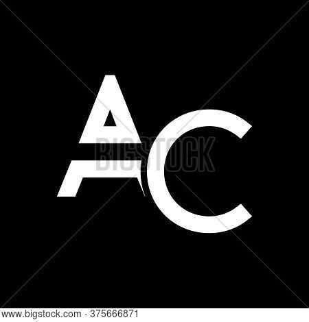 Ac Logo Design Business Typography Vector Template. Creative Linked Letter Ac Logo Template. Ac Font