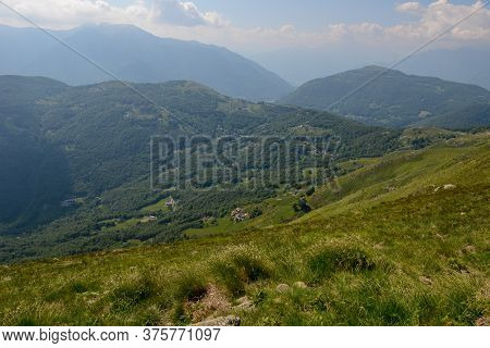 View At Gola Di Lango On Capriasca Valley In Switzerland