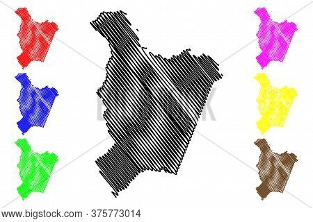 Habersham County, Georgia (u.s. County, United States Of America,usa, U.s., Us) Map Vector Illustrat