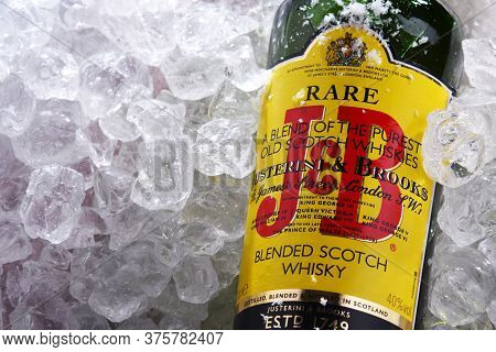 Bottle Of J&b Rare Blended Scotch Whisky