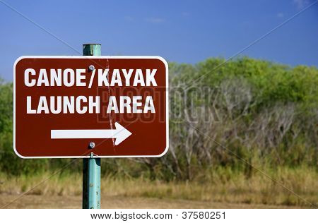 Kanu-Start-Zeichen