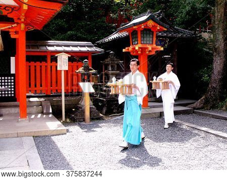 Kyoto, Japan, July 15, 2016: Fushimi Inari Taisha Temple, Kyoto. Japan