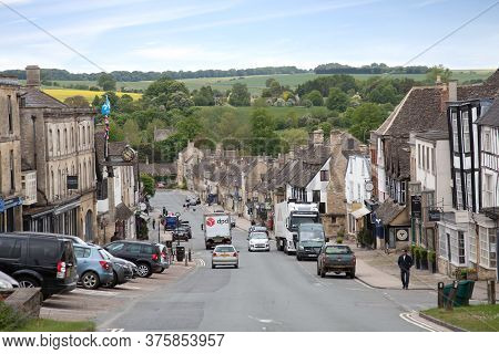 Burford High Street In Burford, Oxfordshire, Uk Taken 13th May 2020