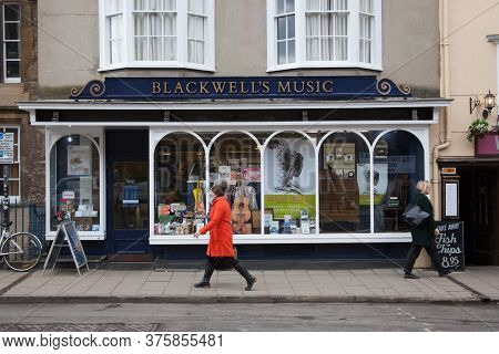 Blackwells Music Store In Oxford, In The Uk. Taken On 29th January 2020.