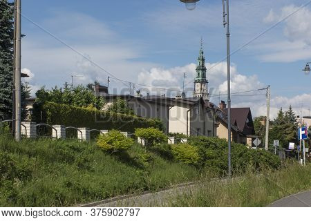 View Of The Tower From The Sanctuary Of The Blessed Virgin Mary At Jasna Gora In Częstochowa, Poland