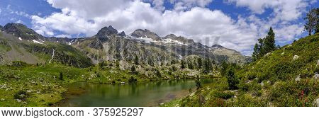 Glacial Lake Of Ordicuso In Panticosa Spanish Pyrenees