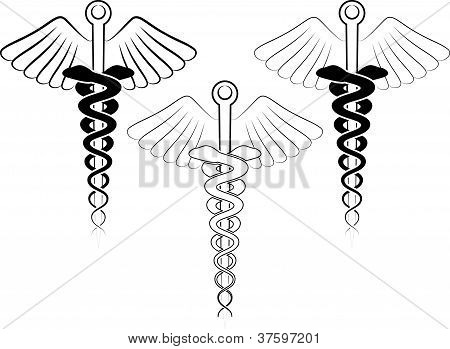 Medicinsk Symbol - Esculap