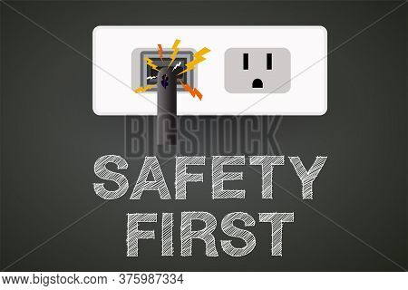 Safety Equipment, Construction Concept, Security  Vector Design.