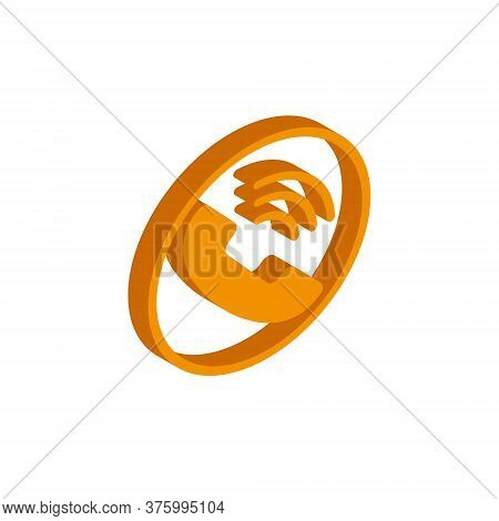 Phone Icon Vectorvector Isometric Telephone Icon On A White Background