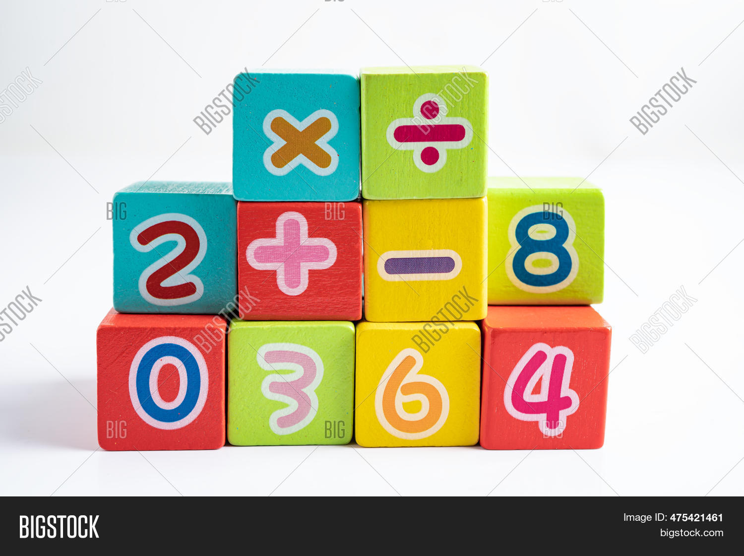 Math Number Colorful Image & Photo (Free Trial) | Bigstock