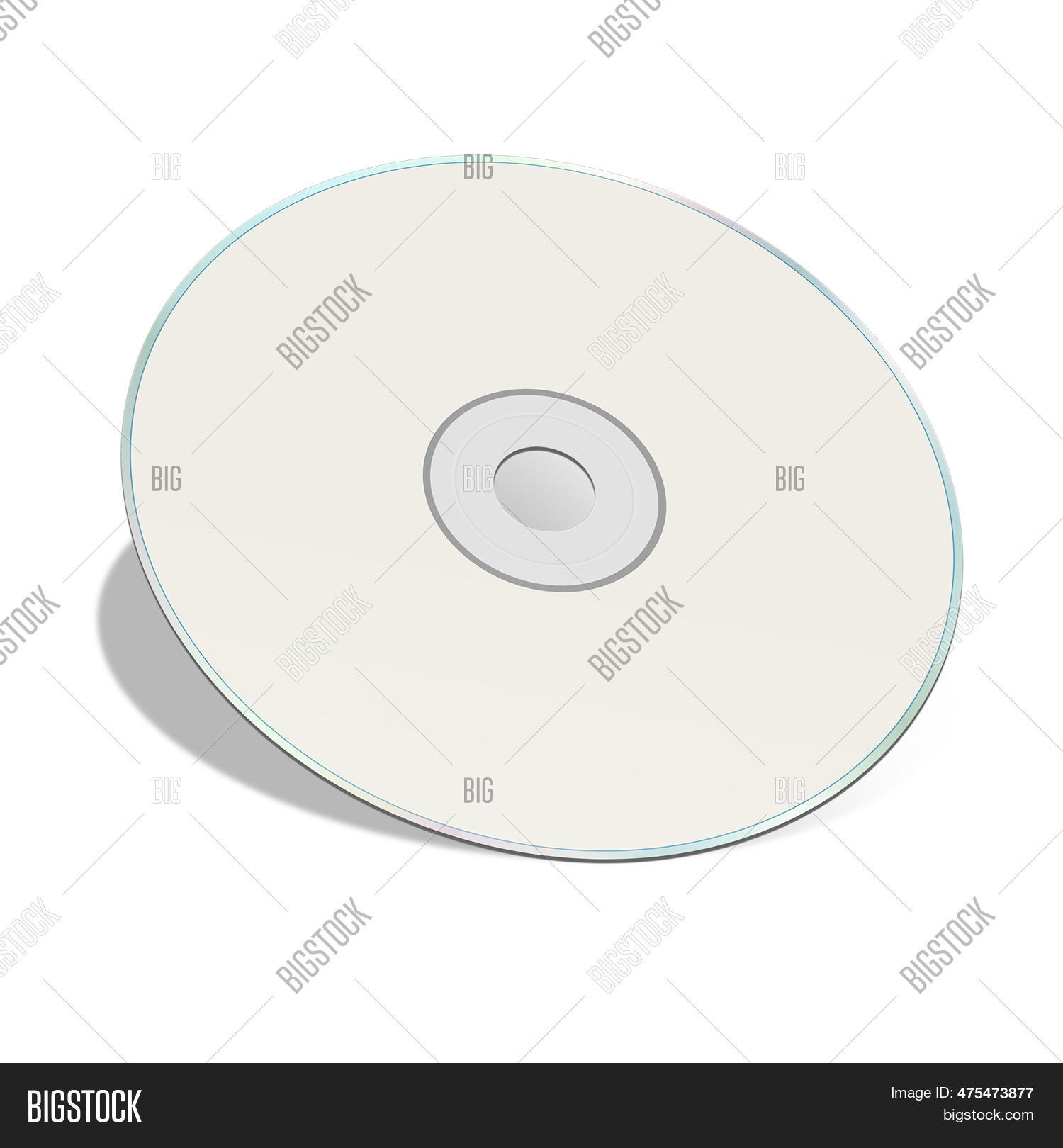 Cd Dvd Blank Template Image &amp; Photo (Free Trial) | Bigstock