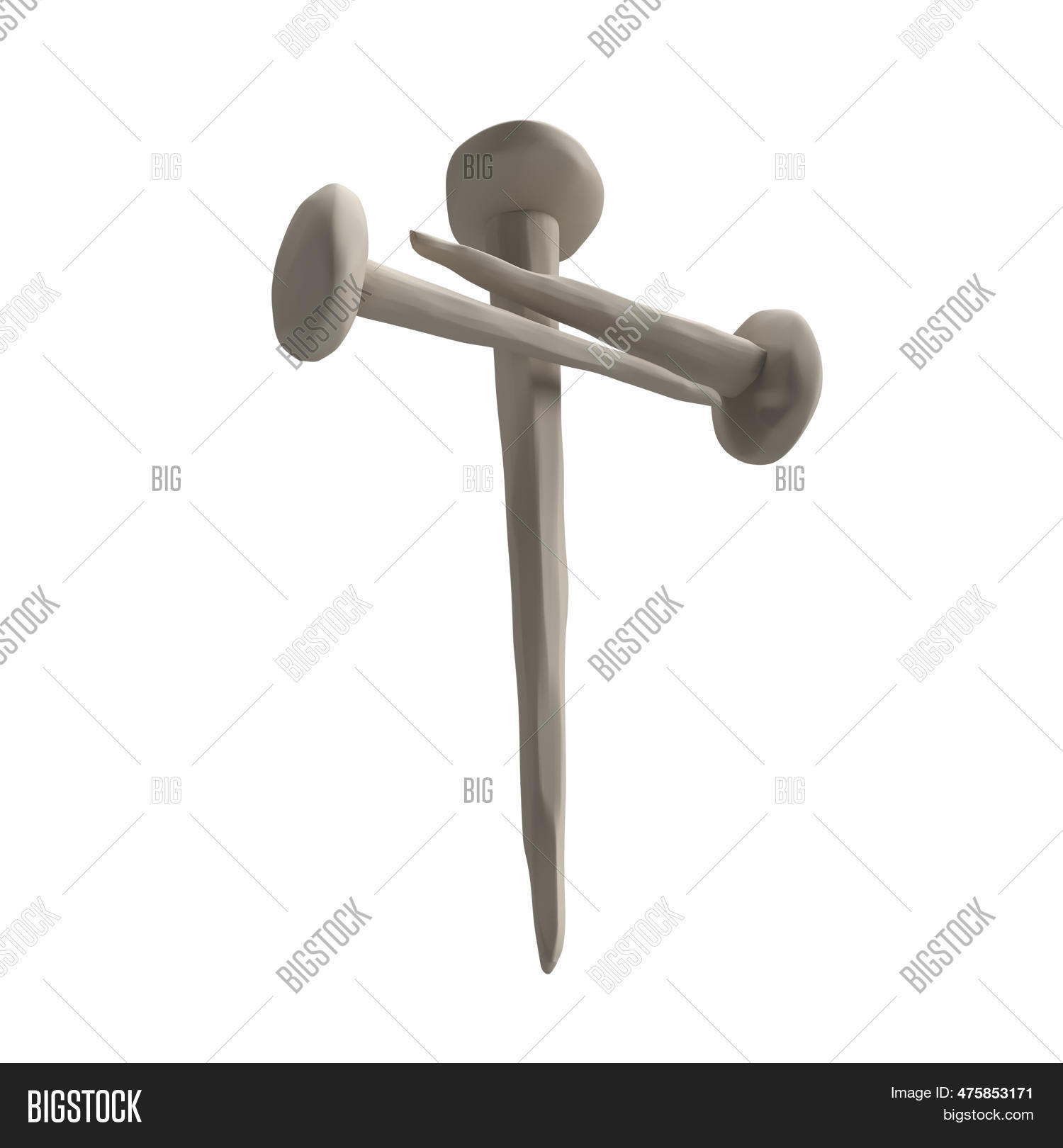3d Nails Jesus Christ Image &amp; Photo (Free Trial) | Bigstock