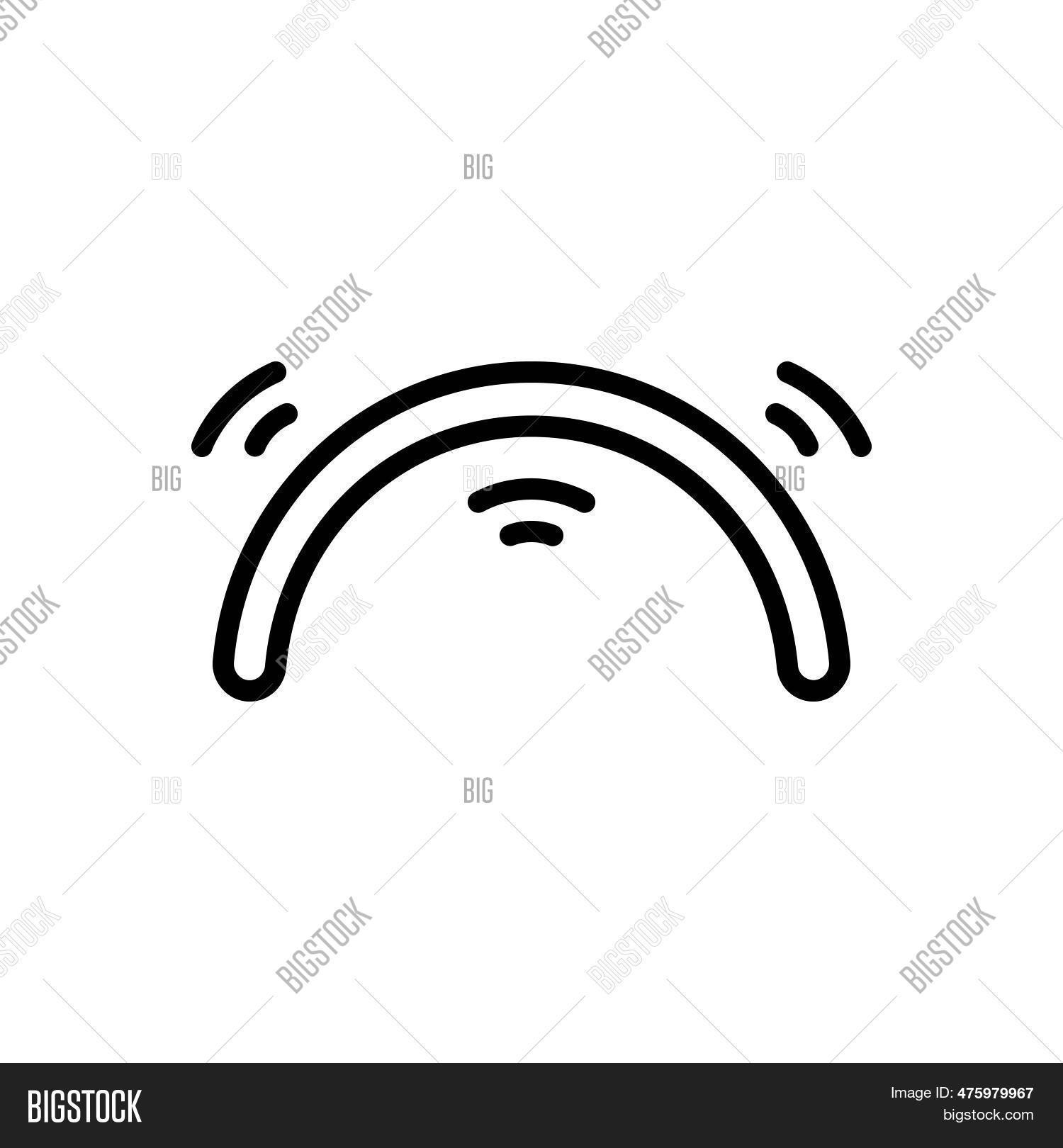 Black Line Icon Bend Image & Photo (Free Trial) | Bigstock