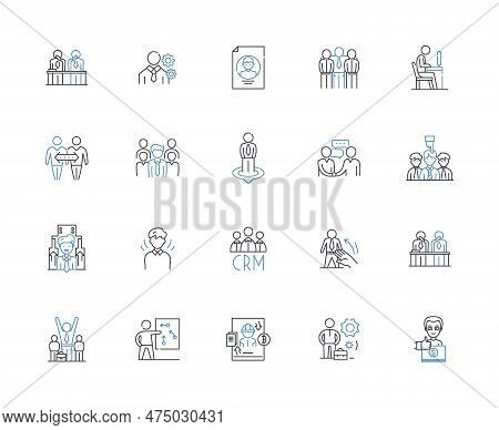 National Identity Line Icons Collection. Patriotism, Heritage, Tradition, Citizenship, Unity, Divers