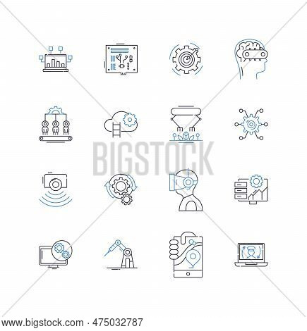 User Interface Line Icons Collection. Navigation, Design, Interactivity, Usability, Accessible, Intu