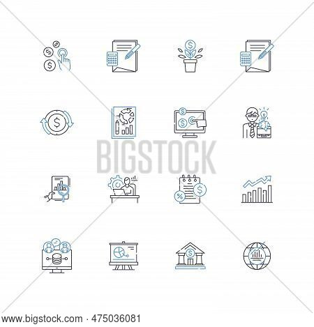 Retailing Line Icons Collection. Shopping, Consumer, Merchandise, Storefront, Sales, Outlet, Outlet 
