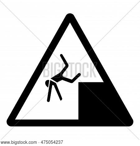 Beware Drop Symbol Sign, Vector Illustration, Isolate On White Background Label .eps10