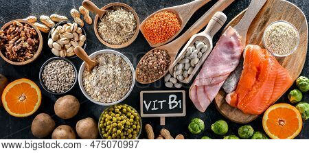Composition With Food Products Rich In Thiamine Or Vitamin B1