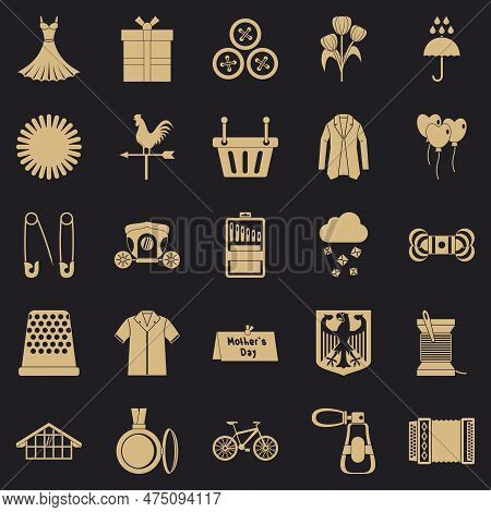 Dress Code Icons Set. Simple Set Of 25 Dress Code Icons For Web For Any Design