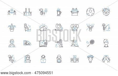 Crafting Goods Line Icons Collection. Artisan, Handmade, Diy, Craft, Create, Handcrafted, Crafting V