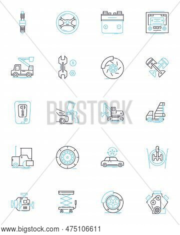 Health Market Linear Icons Set. Nutrition, Fitness, Wellness, Hygiene, Supplements, Medicine, Fitnes