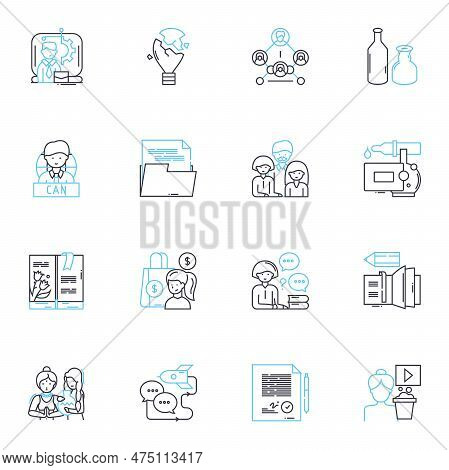 Digital Academy Linear Icons Set. Learning, Training, Education, Digital, Academy, Skills, Professio