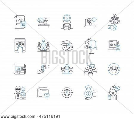 Team Expansion Line Icons Collection. Recruiting, Hiring, Growth, Expansion, Onboarding, Staffing, C