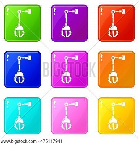 Mechanical Grabber Icon. Simple Illustration Of Mechanical Grabber Icon For Web.