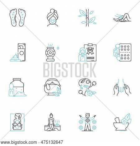 Elegant Linear Icons Set. Sophisticated, Refined, Graceful, Glamorous, Stylish, Chic, Classy Line Ve