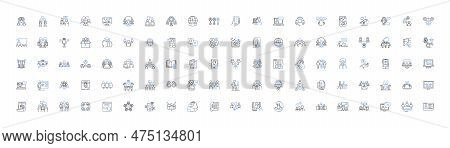 Environmental Conservation Line Icons Collection. Sustainability, Preservation, Recycling, Biodivers
