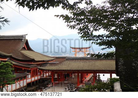 Itsukushima Shrine In Miyajima Island, Hiroshima, Japan