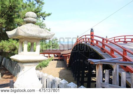 Itsukushima Shrine In Miyajima Island, Hiroshima, Japan