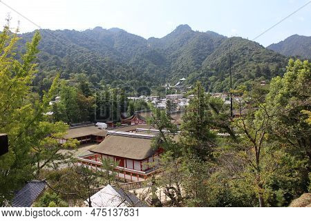 Itsukushima Shrine In Miyajima Island, Hiroshima, Japan